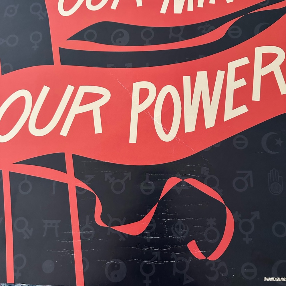 EUC 2016 women’s march poster: our bodies our minds our power - Picture 3 of 3